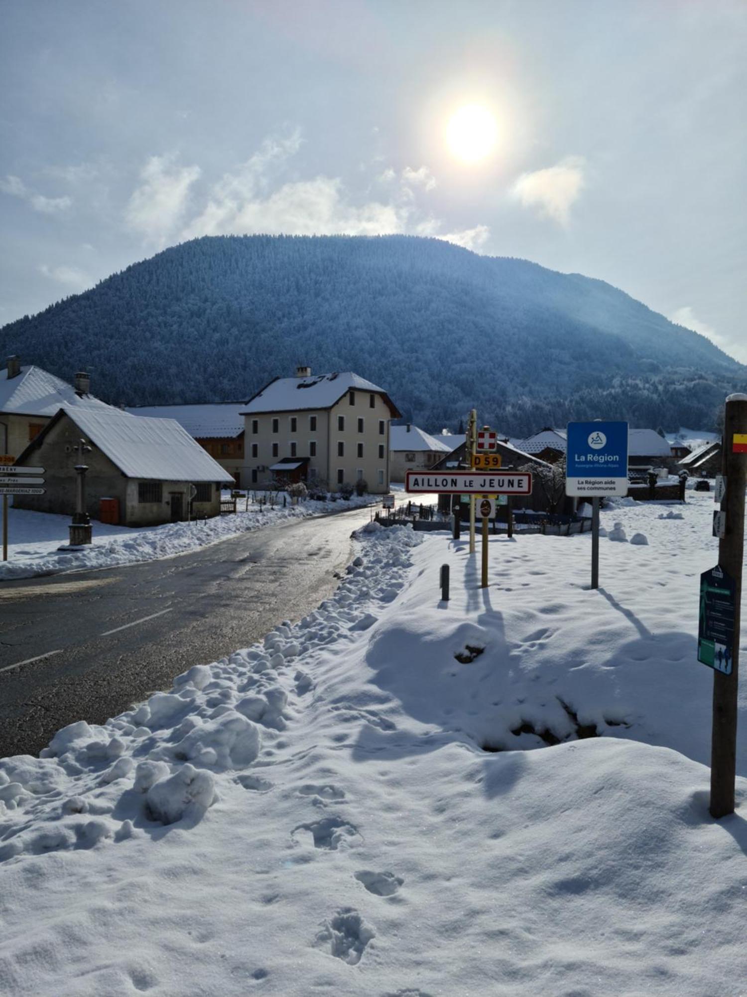 Hotel Du Soleil Aillon-le-Jeune Exteriér fotografie
